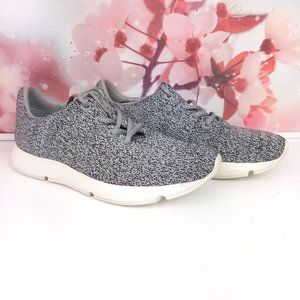 Vince Trellis Sneaker Casual Walking Trainer Grey Knit Heathered Size 6.5